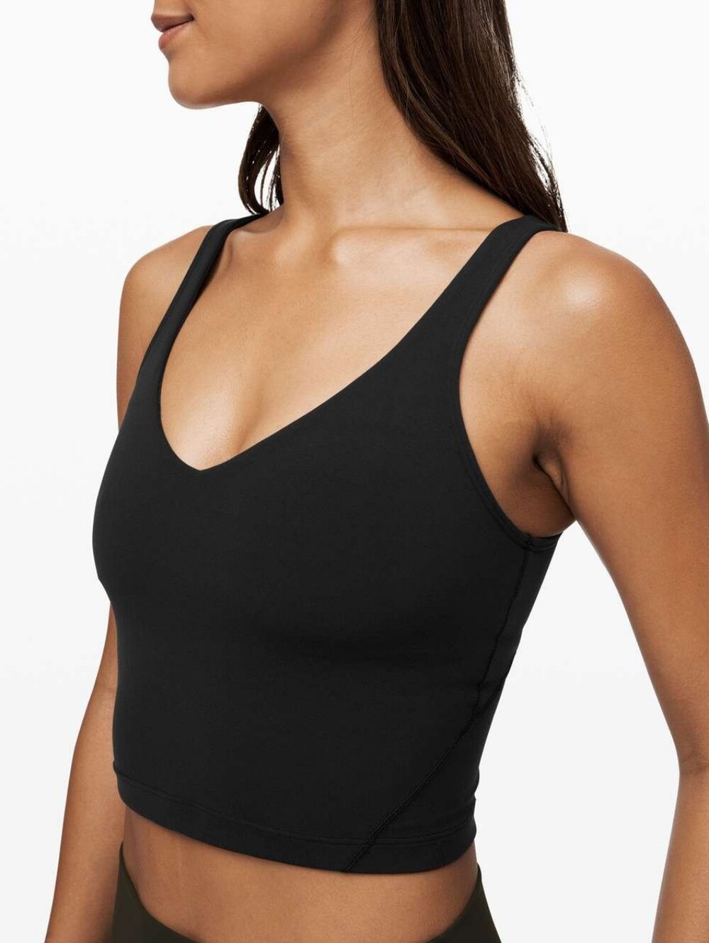 Lululemon Black Align Cropped Tank Top Size 12 EUC ✨